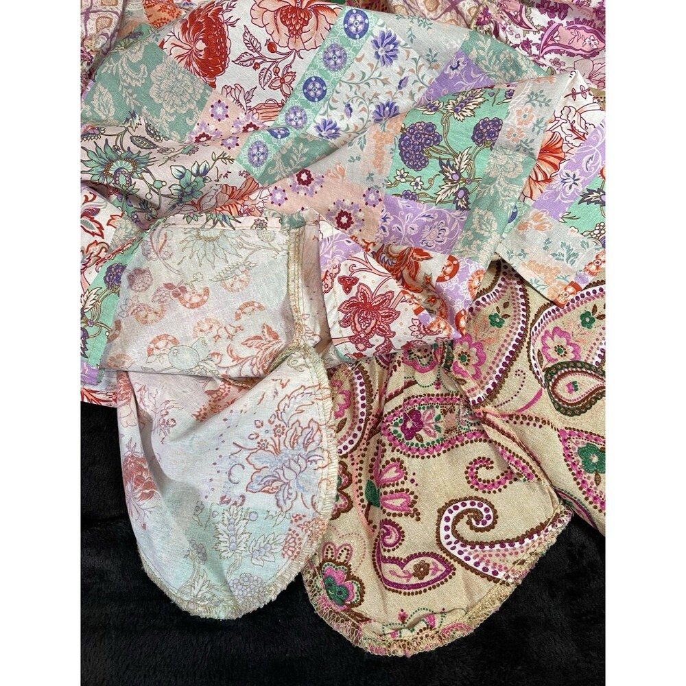 Oli & Hali NEW womens paisley balloon sleeve boho cottagecore blouse Large - Picture 10 of 12